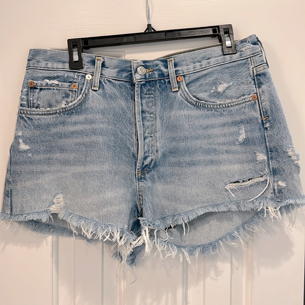 Agolde Parker Vintage Denim Cutoff Shorts